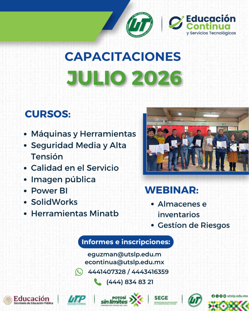 Cursos Julio 2026